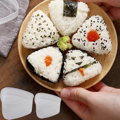 Sushi-Form, Dreieckige Sushi-Herstellerform, Kreative Onigiri-Form, Lebensmittelgeeignete Reisbällchen-Form, Tragbare Outdoor-Sushi-Bento-Box