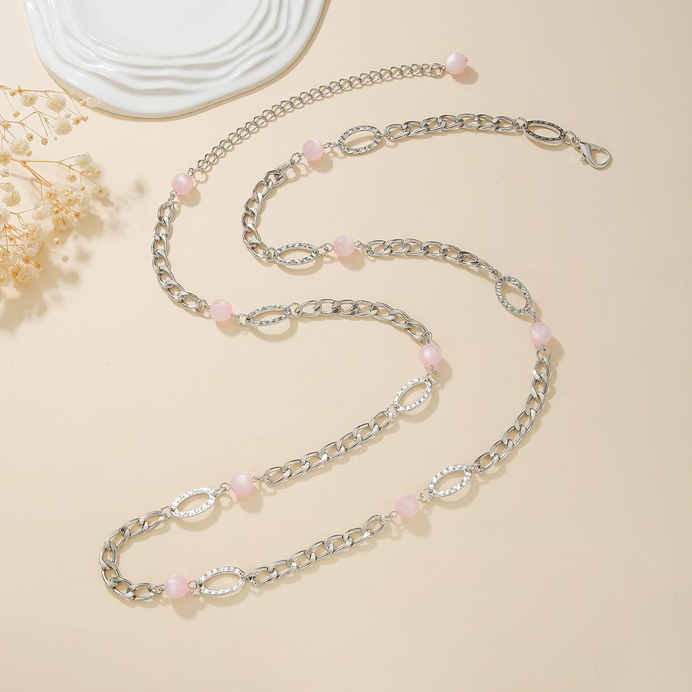 Korean Style Women's Decorative Metal Waist Chain and Dress Cincher