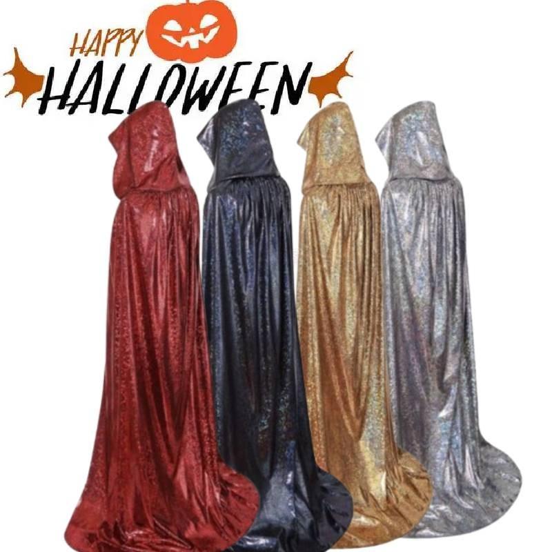 Elegancki Długi Płaszcz z Kapturem Lekki Na Wiosnę i Lato Kostiumy Cosplay