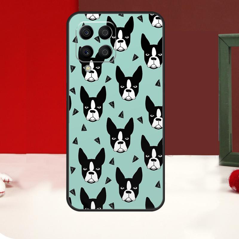 

Boston Terrier Dog Case For Samsung Galaxy M14 M34 M54 M13 M53 M56 M52 M32 M16 M11 M21 M31 M35 M12 M15 M36 M55 Samsung M56