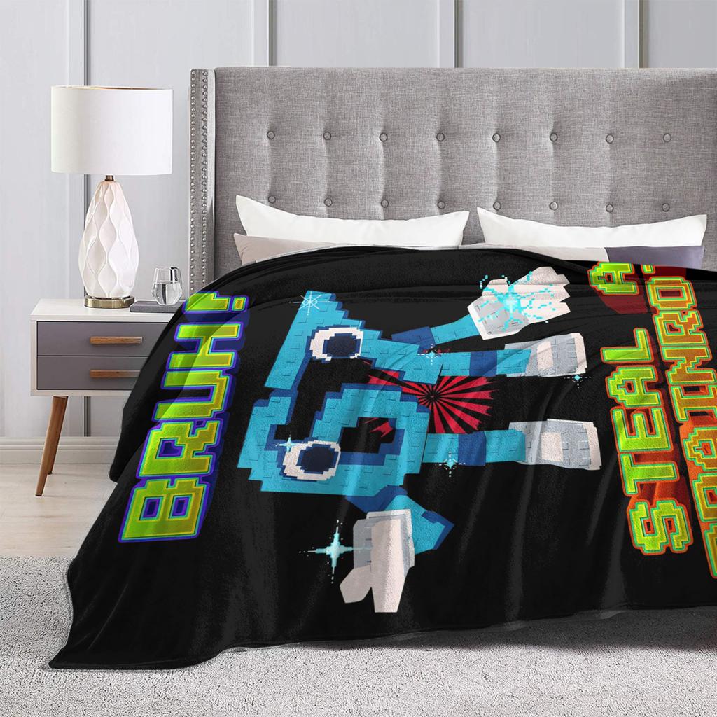 Six Seven Bruh 67 Blankets Fleece 6-7 Brainrot Meme Super Warm Throw Blanket for Bedding Couch Bed Blanket
