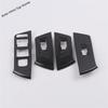 Inner Door Armrest Window Glass Lift Switch Buttons Panel Cover Trims For Volkswagen Passat B8 2016 -  / Arteon 2018 - 2024