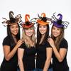 Sequin Halloween Party Hair Band Cartoon Cone Hat Hair Hoop Cute Halloween Witch Hat Headband  Men