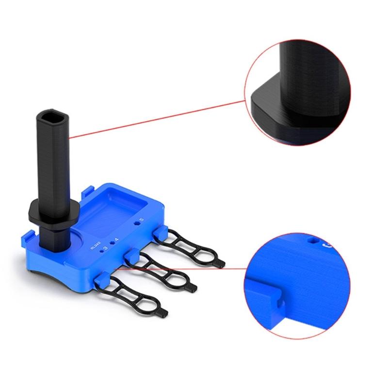 Bike Head Tube Repair Stand With Tool Storage For Road And Mountain Bikes Easy Assembly Metal and Plastic Construction