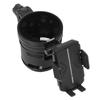 Kinderwagen-Getränkehalter mit Handyhalter 360 Grad Drehung Doppel-Becher- und Flaschenhalter Getränkehalter für Roller Fahrrad