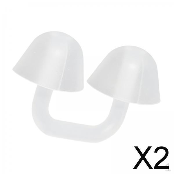 

2x Swimming Nose Swim Clip, Reusable Silicone Protector Waterproof for