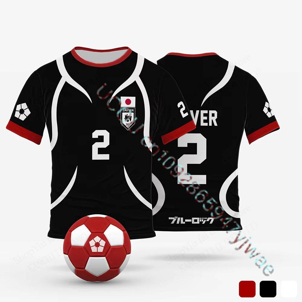 3D Print Sport Moisture-Wicking Breathable Men T-Shirt Japan Anime Itoshi Sae Football Jersey Training Tee Adult T-shirt