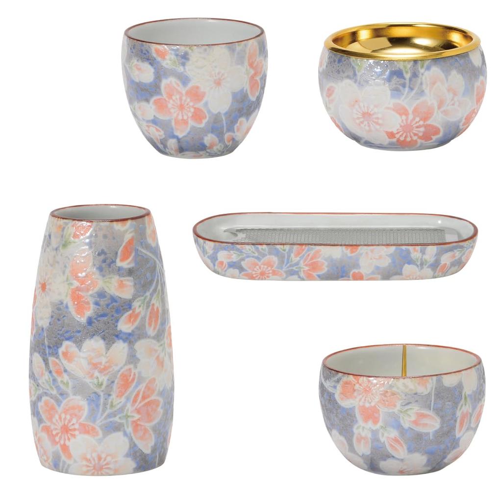 Sunmeny Japanese modern Buddhist altar fittings set Authentic Arita ware Made in Japan Stylish Buddhist altar fittings Modern Buddhist altar Buddhist