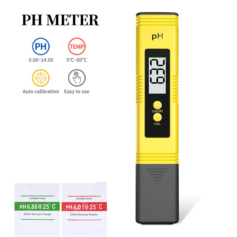 2 in 1 Temp TDS/PH Meter 0-9999 ppm Digital Water Quality Tester Temperature TDS PH Test Pen for Drinking Water Aquarium