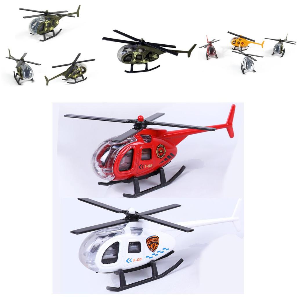 Alloy Military Aircraft Model Decorations Realistic Helicopter Fighter Plane Toy For Boys