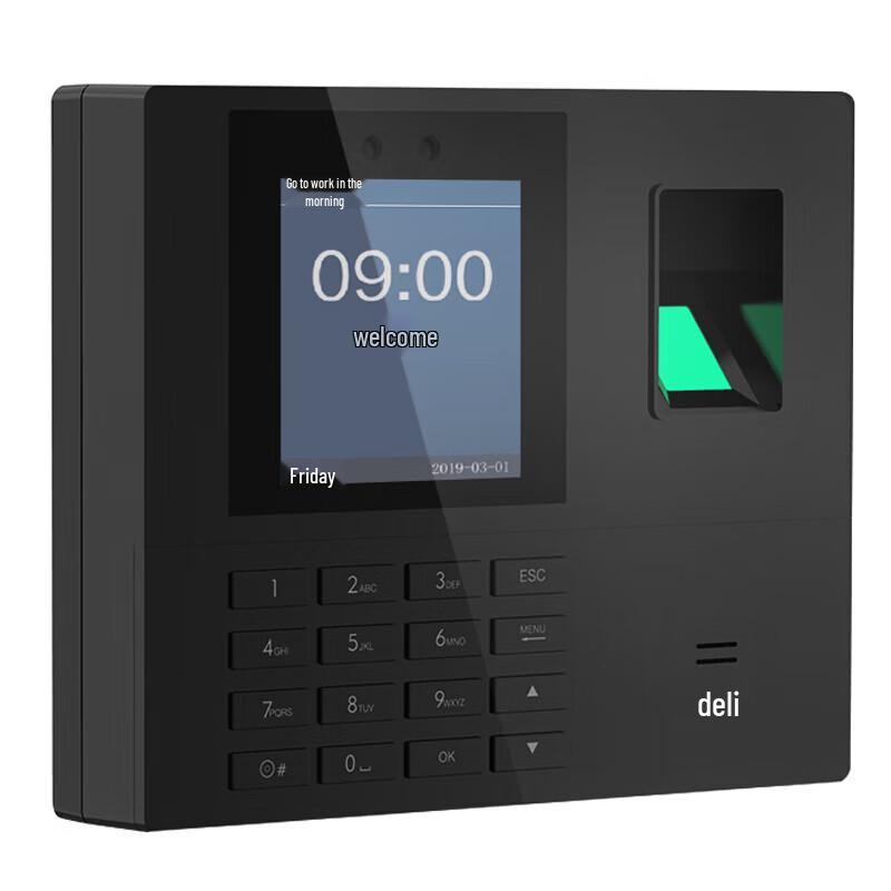 Deli Biometric Face & Fingerprint Attendance Machine