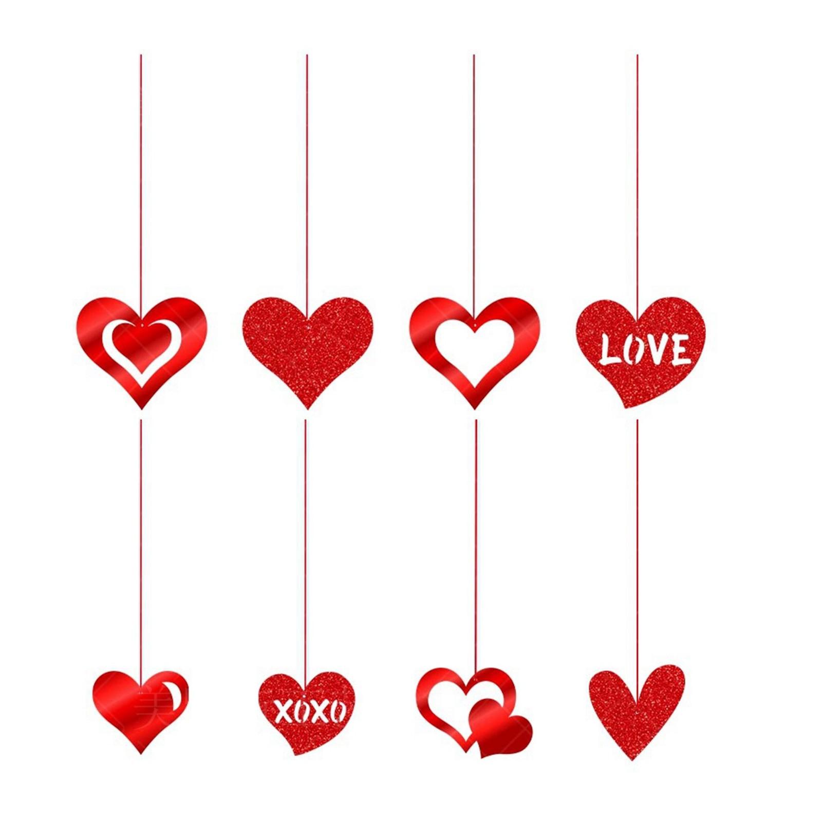 

День святого Валентина Украшение Подвеска Свадебная Комната Фон Потолочные Украшения Принадлежности Подвеска Любовь One Size