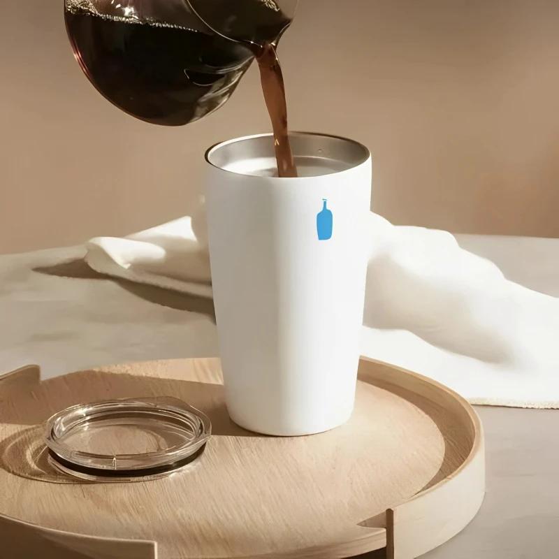 Stainless Steel Water Bottles Free Shipping Water Bottle with with Straw Thermoses Bottle Drinking Bottle Coffee Cup Travel Mug