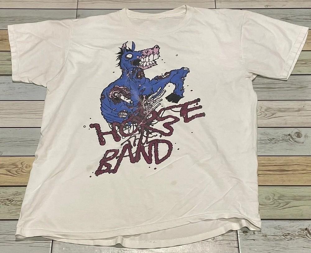 

Horse The Band On Tour Funny Short Sleeve S to 5XL Concert Shirt AA875 Unisex T-Shirt XL