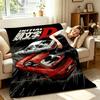 Anime DInitial D-D Throw Soft Warm Flannel Throw Blanket, Multi-use for Sofa Bed Office Nap