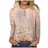 Women's 3D Printed Retro Floral Print T-shirt Fashion Long Sleeve Round Neck Regular Tops Holiday Weekend Spring Autumn