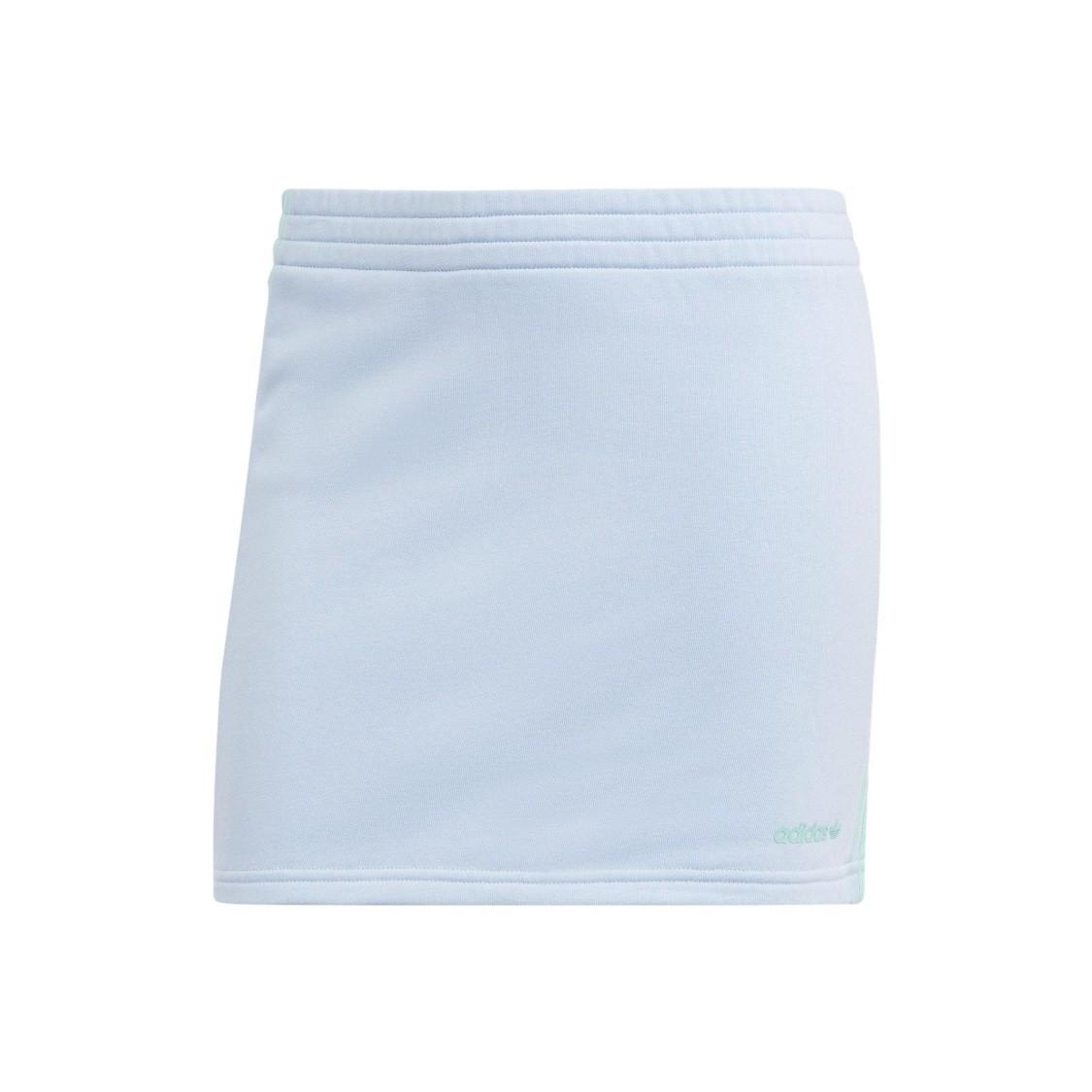 adidas Originals Island Club Mini Skirt High-Waisted Sports Skirt Women s Blue L