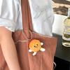 2Pcs New Cute Hamburger Doll Brooch Girl Backpack Versatile Accessory Student Brooch