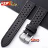 18/19/21/24mm 20/22mm Perforated Breathable Watch Strap for Seiko Bracelet for Rolex Band Smartwatch Leather Men Women Wristband