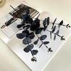 34cm Black Eucalyptus Artificial Flowers For Room Decoration Desktop Artificial Flowers Home Decor