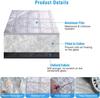 Silver Car Windshield Sunshine Shield Winter Sunshine Cover Front Window Ice Frost Outdoor Protection Snow Sun Cover For VW T7