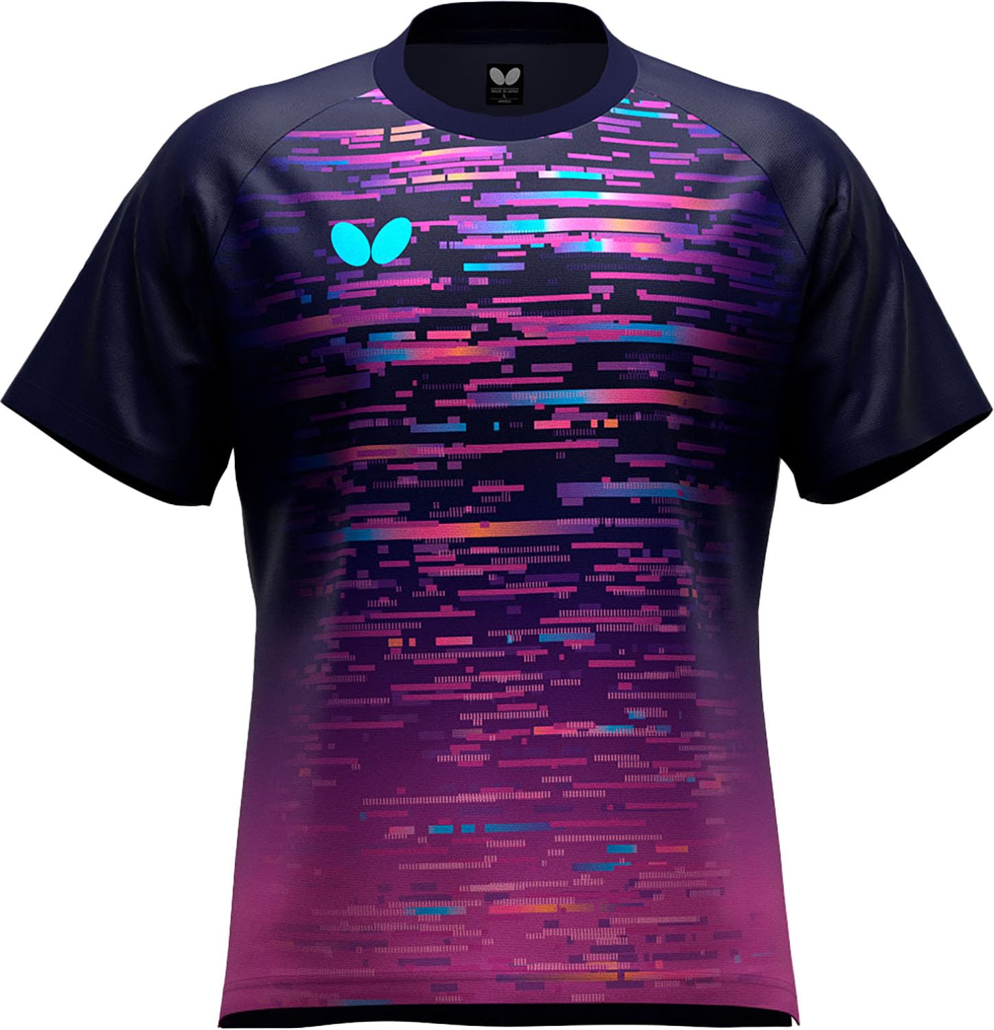 

Butterfly Game Wear Kirial Size M (Table Tennis) T-Shirt 178 Navy,