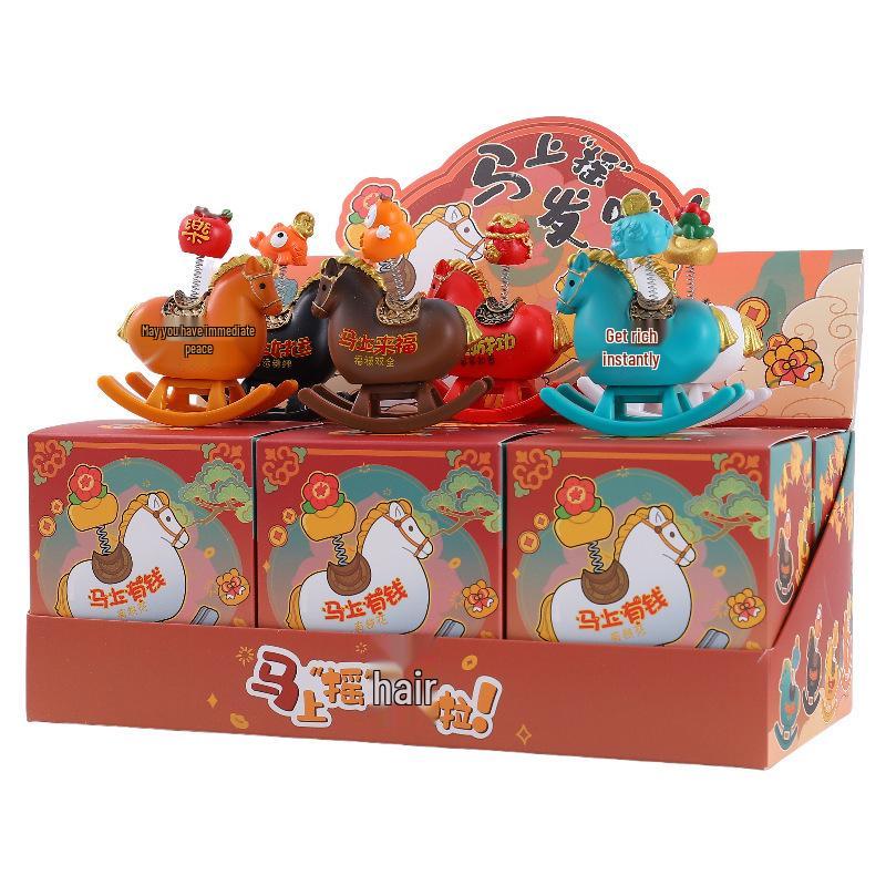 Creative Cute Cartoon Cat Emotion Blind Box Resin Desk Figurine Gift