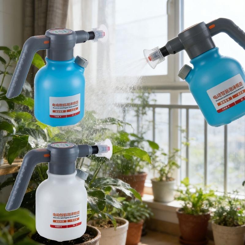 Powerful Electric Liquid Dispenser With 2600mAh Battery And 2L Capacity For Vehicle Washing Home Cleaning And Pet Care
