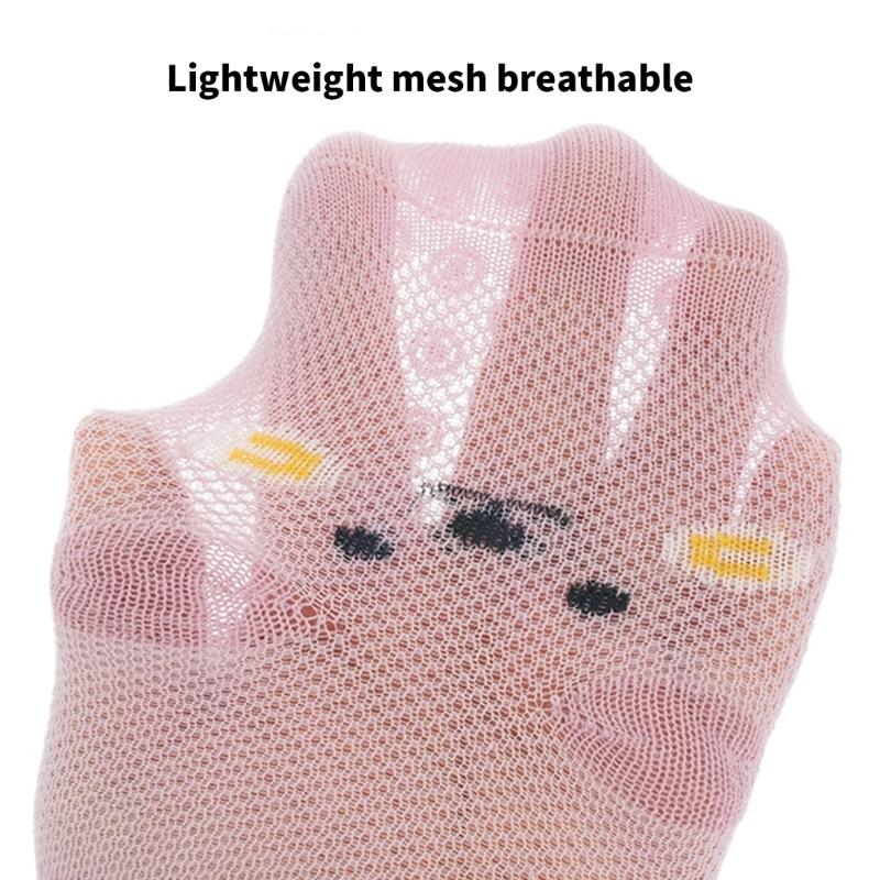 Baumwoll Socken mit Anti-Rutsch-Sohle für Mädchen Jungen Atmungsaktive Knöchelsocken Hohe Elastische Grip Socken Baby Knöchelsocken