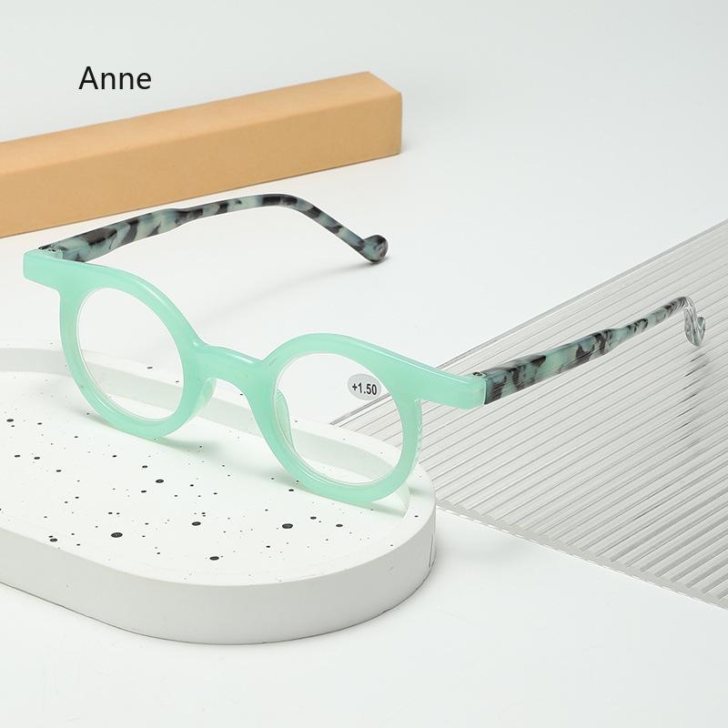 Vintage Round Frame Reading Glasses Women Anti Blue Light Farsighted Eyewear Men Presbyopia Glasses Optical Prescription Eyewear