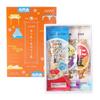 Fujita Cherry Mame Souhonten Lucky Cherry Bean Snack Mix 3-Bag Assortment (Ginger, Sea Urchin, Seaweed Fava Beans) Traditional Japanese Snacks
