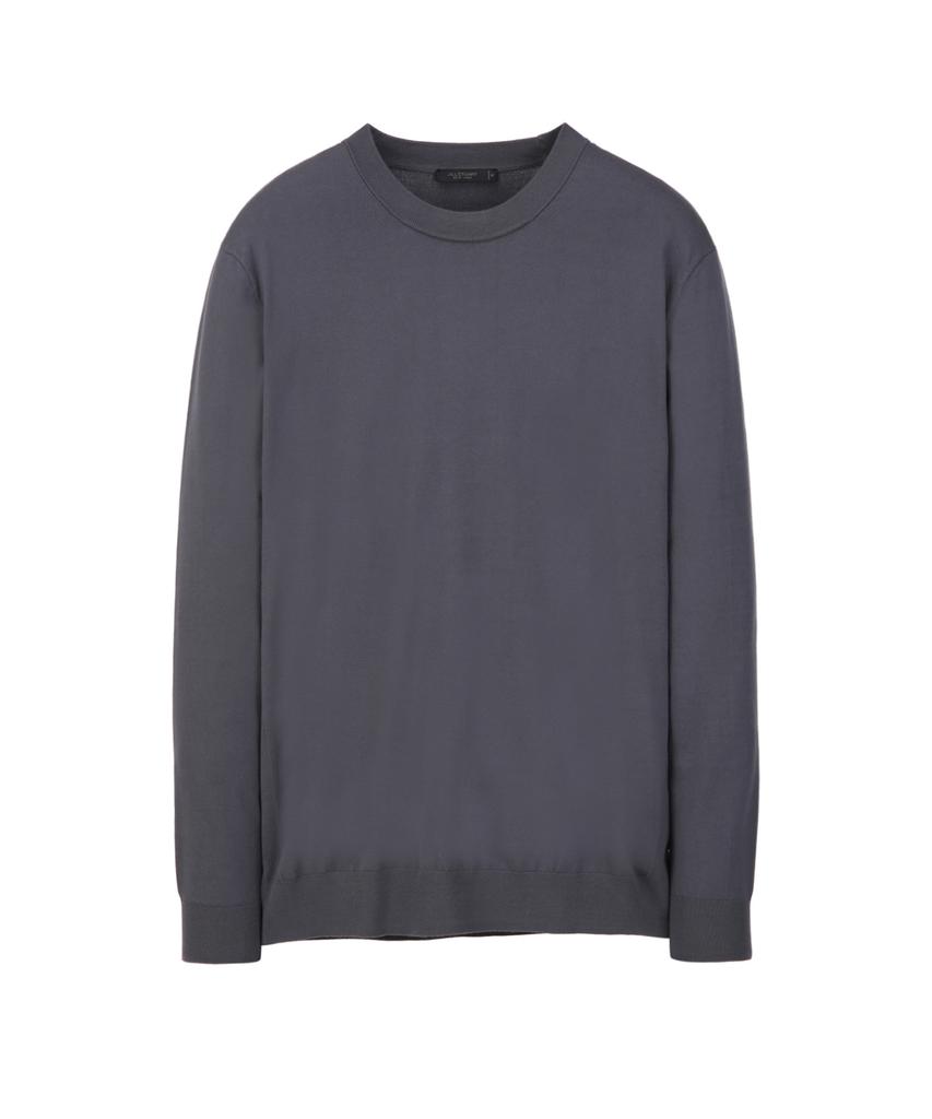 Jilseutyueoteunyuyogmaen Silky Crew Neck Knit - Dark Gray (Jnsw6A210G3)