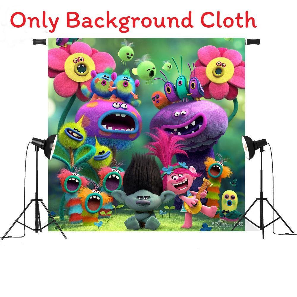 

Рождественский фотофон «Тролли. Мировой тур» для детской фотосъемки, студийный 3x5 Feet