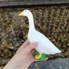 Tabletop Goose Model Simulation Farm Animals Figures Miniature Resin Crafts Statue Sculpture Home Office Desktop Decoration