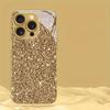Funkelndes Sternenmuster Gold Metallic Lack Glas Handyhülle für iPhone 17 16 15 14 13 12 11 Pro Max 15 Plus 17Air 16E Cover