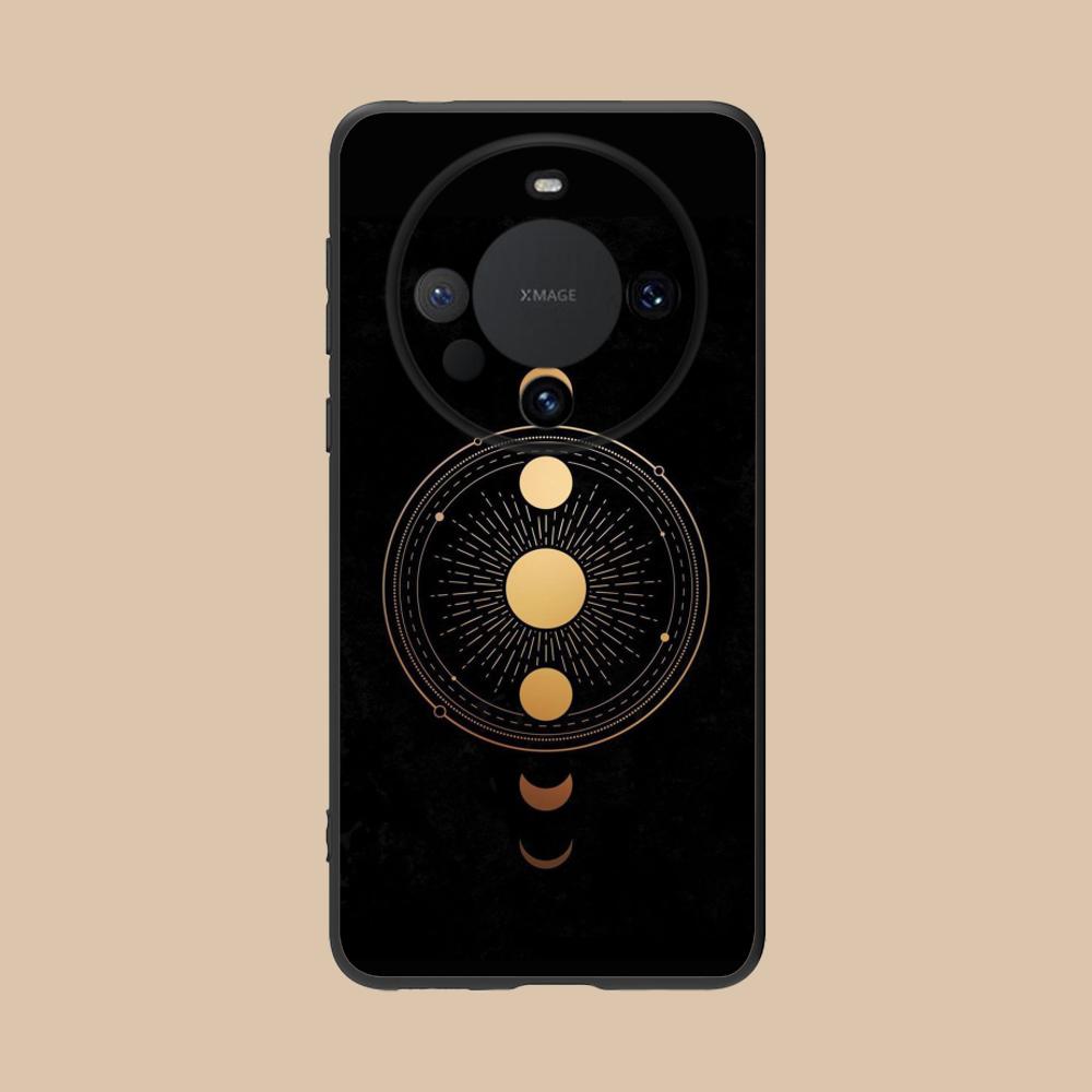 Sun Moon Mobile Cell Phone Case for Huawei Mate 60 50 40 30 20 10 Pro Plus Lite E 5G Colorful Printing Cover Cover Pretty Luxury