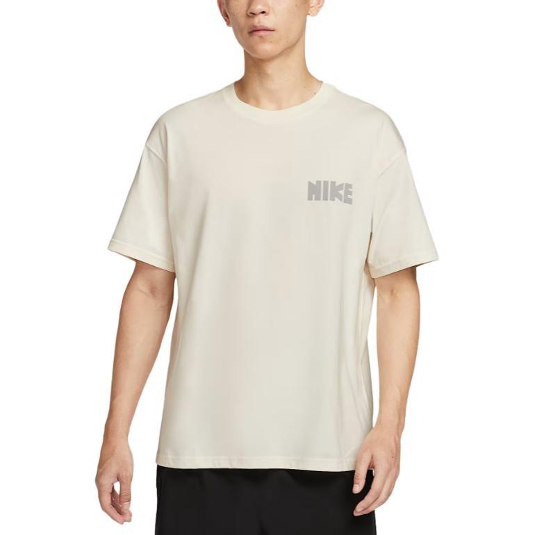 Nike T Shirts Men's Soft Pearl Crew Neck Moderate IH4580-047