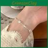 Elegantes Donut-Armband für Damen Sommer 2024 Geometrisches Design Süßer Stil