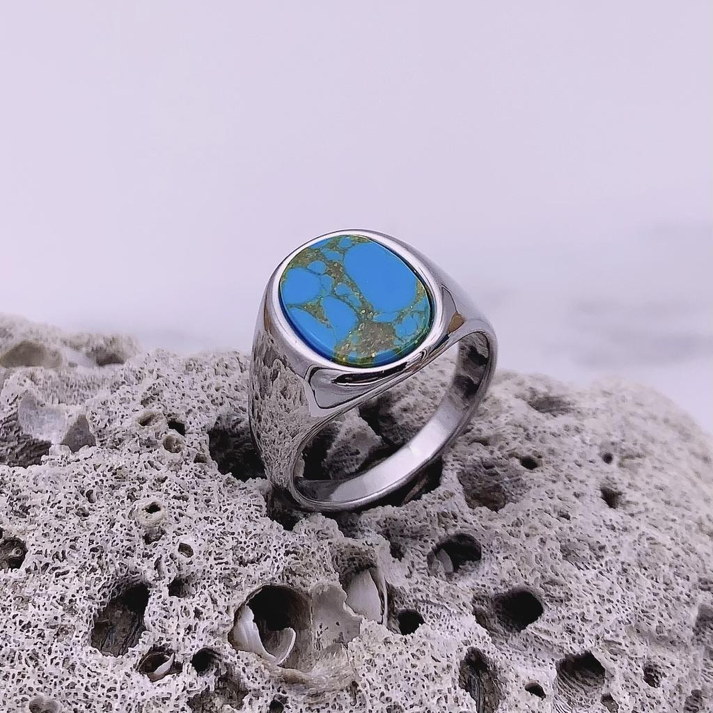 R3326 Men's/Women High Quality 316LStainless Onyx Rings Classic Fashion Trend Jewelry Products