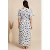 Women Designer Kaftan Night Gown Set Indian Beautiful Sleepwear Nighty Dress