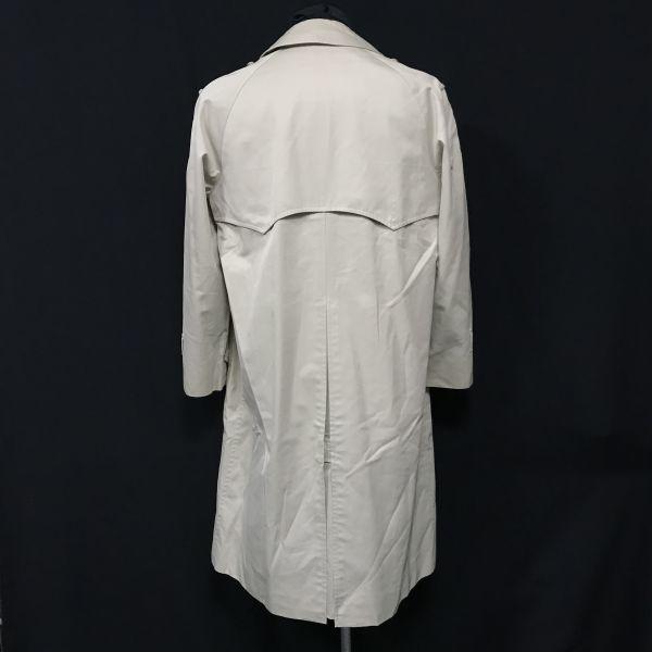 Made in Japan Aquascutum Checked Lining Trench Coat Light Beige M(USED)