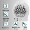 2 In 1 Fan Heater 2KW 2000W Small Portable Electric Hot Warm Air Upright Fan Heater Combo