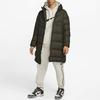 Nike Solid Color Logo Print Mid-Length Down Jacket Men Outerwear Redwood-Green DV1134-355