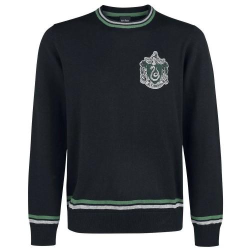 Harry Potter Mens Slytherin Pull Over Sweatshirt