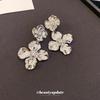 Silver Needle Cold Style Floral Anhänger Ohrringe – Elegant, Modisch, High-End Leichter Luxus Design