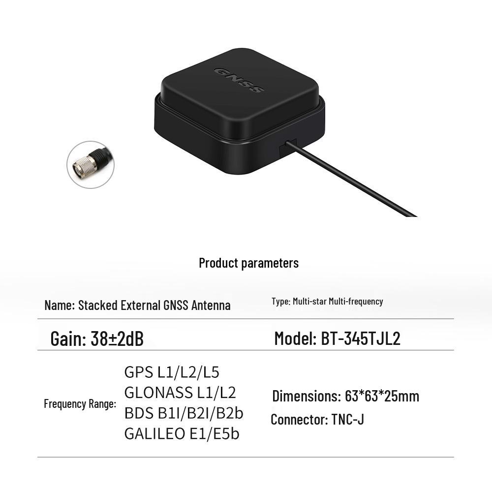 North Sky RTK Dual-Frequency High-Precision GNSS Antenna BT-345AJL2 (L1+L5 BeiDou GPS)