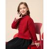 Montagut Girls' New Year Chinese Style Button Knit Cardigan