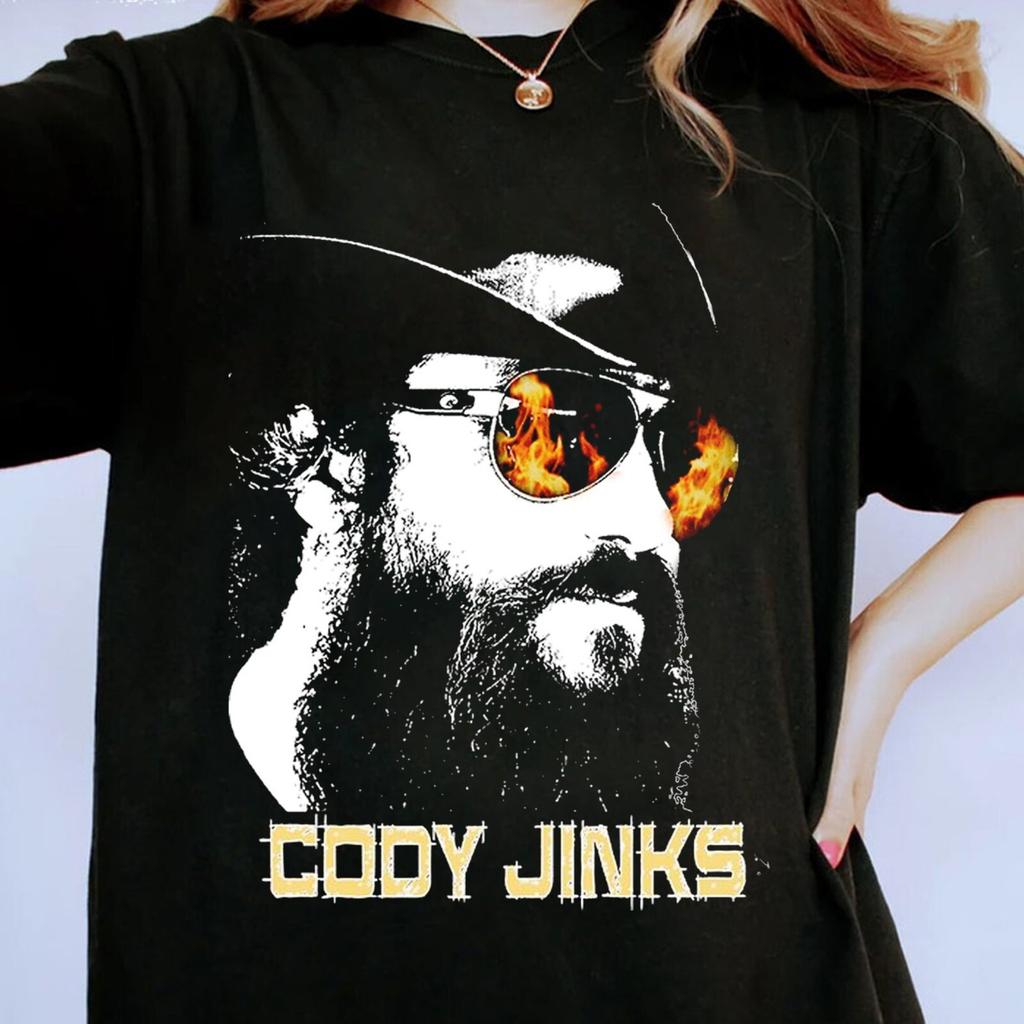 New Rare Cody Jinks Classic Christmas Gifts Black All Size T-Shirt WS1581