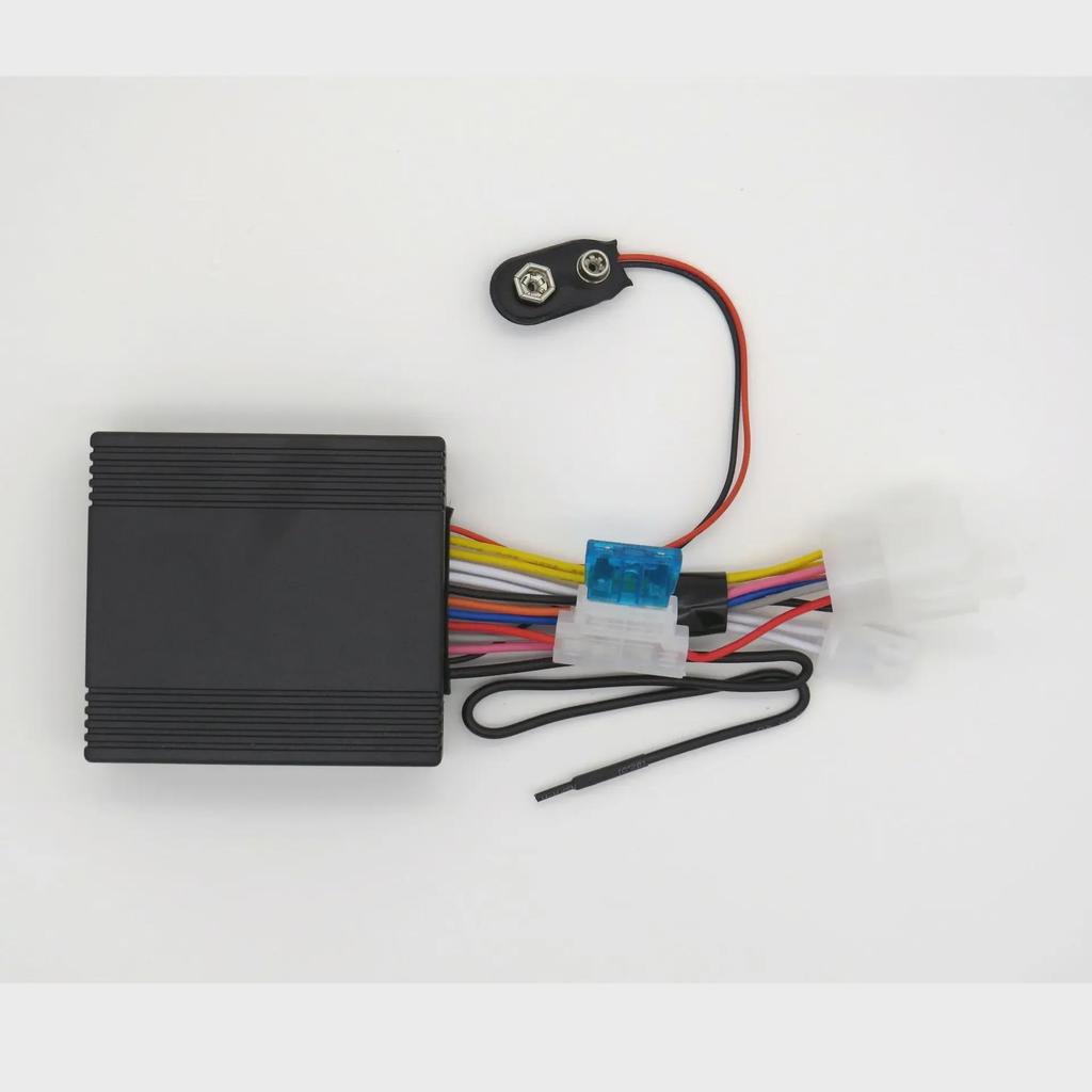 Motorcycle Anti-Theft Alarm with Key Integrated Remote Control and Full Function Start/Stop Features