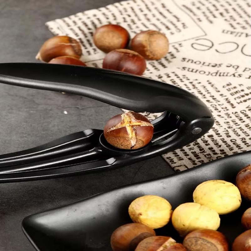 Chestnut Shell Opener With Sharp Serrated Edge Non Slip Grip Perfect For Roasted Chestnut Making